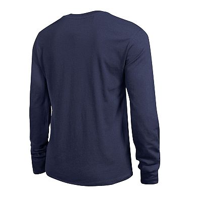 Women's Champion Blue Colorado Avalanche 2-Hit Long Sleeve T-Shirt