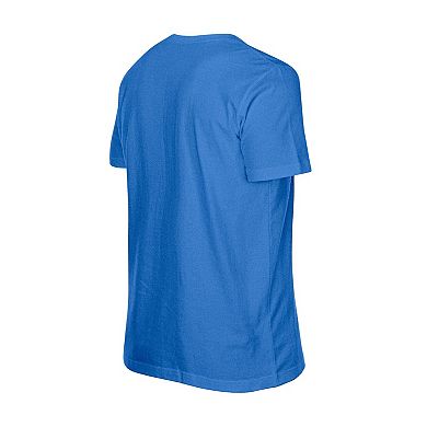 Men's New Era Royal New York Mets Oversized Throwback Distressed T-Shirt