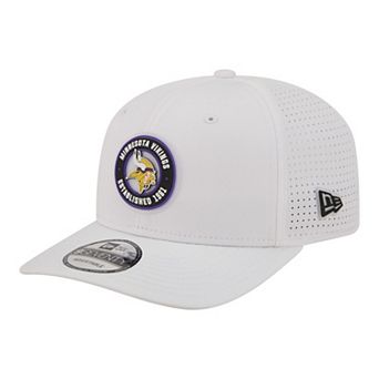 Men's New Era White Minnesota Vikings COOLERA 9SEVENTY Adjustable Hat