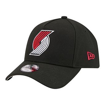 Youth New Era Black Portland Trail Blazers 9FORTY A-Frame Adjustable Hat