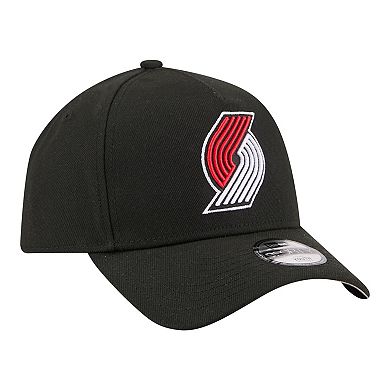 Youth New Era Black Portland Trail Blazers 9FORTY A-Frame Adjustable Hat