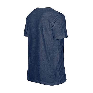 Men's New Era Navy Chicago Cubs Oversized Throwback Distressed T-Shirt