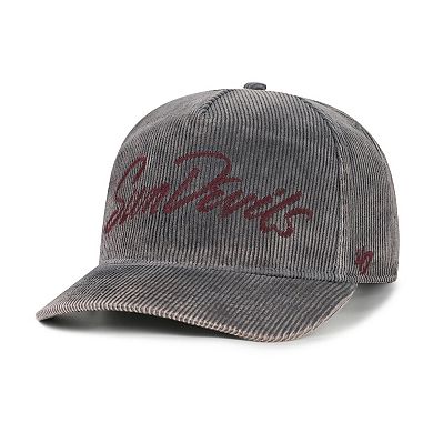 Men's '47 Gray Arizona State Sun Devils Reclaim Snow Wash Corduroy Hitch Adjustable Hat