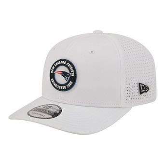 Men's New Era White New England Patriots COOLERA 9SEVENTY Adjustable Hat