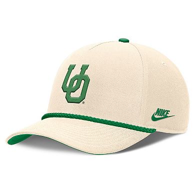 Unisex Nike Natural Oregon Ducks Legacy Vintage Rope Rise Adjustable Hat