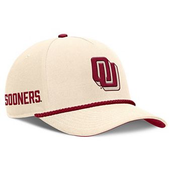 Unisex Nike Natural Oklahoma Sooners Legacy Vintage Rope Rise Adjustable Hat