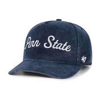 Men's '47 Navy Penn State Nittany Lions Reclaim Snow Wash Corduroy Hitch Adjustable Hat