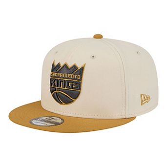 Men's New Era Cream/Tan Sacramento Kings Two-Tone Color Pack 9FIFTY Snapback Hat