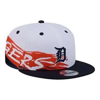 Men's New Era White/Navy Detroit Tigers 9FIFTY Snapback Hat