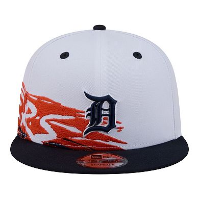 Men's New Era White/Navy Detroit Tigers 9FIFTY Snapback Hat