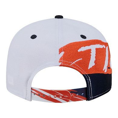 Men's New Era White/Navy Detroit Tigers 9FIFTY Snapback Hat