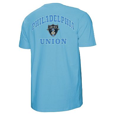 Men's Mitchell & Ness Light Blue Philadelphia Union 2-Hit T-Shirt