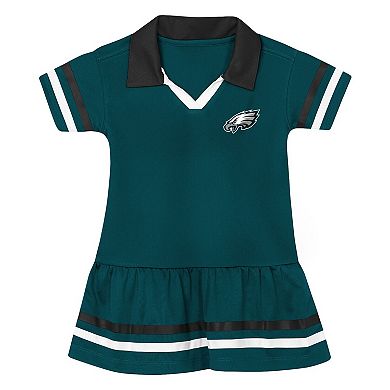 Girls Toddler Outerstuff Midnight Green Philadelphia Eagles Star Player Dress