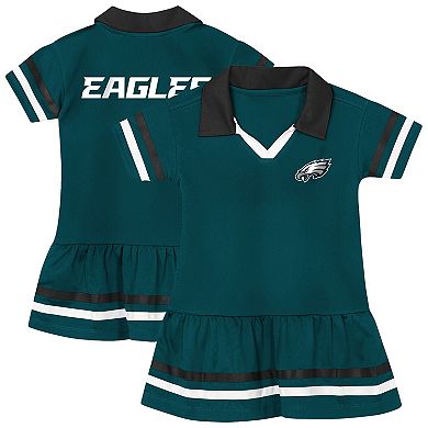 Girls Toddler Outerstuff Midnight Green Philadelphia Eagles Star Player Dress