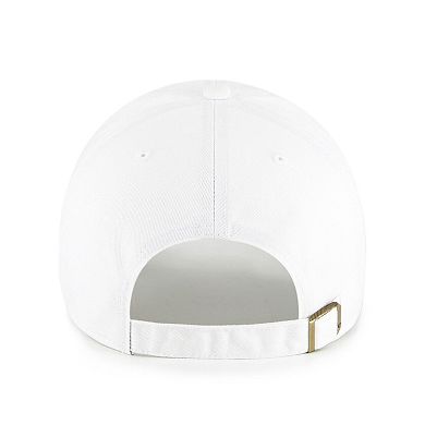Men's '47 White Oklahoma Sooners Script Clean Up Adjustable Hat
