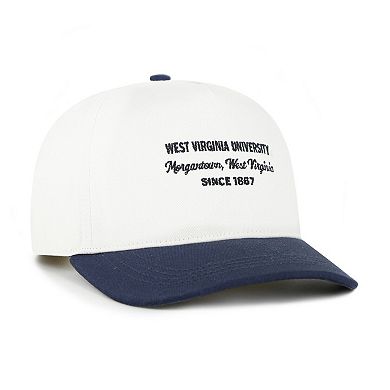 Men's '47 White West Virginia Mountaineers Contemporary Basics Two-Tone Hitch Adjustable Hat