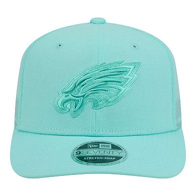 Men's New Era Turquoise Philadelphia Eagles Color Pack 9SEVENTY Adjustable Hat