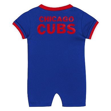 Newborn Outerstuff Royal Chicago Cubs Pinch Coverall