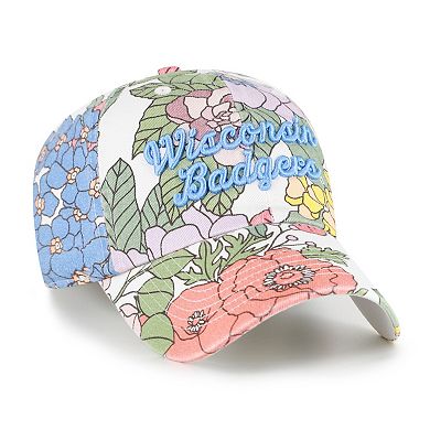 Women's '47 Wisconsin Badgers Florentina Clean Up Adjustable Hat