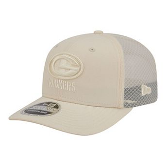 Men's New Era Cream Green Bay Packers Color Pack 9SEVENTY Adjustable Hat