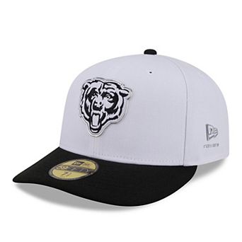 Men's New Era White/Black Chicago Bears 2026 NFL Draft Pre-Curved 59FIFTY Fitted Hat