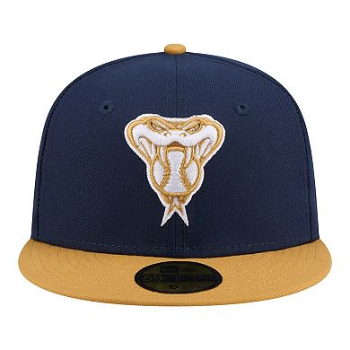 Men's New Era Navy/Khaki Arizona Diamondbacks Two-Tone Color Pack 59FIFTY Fitted Hat