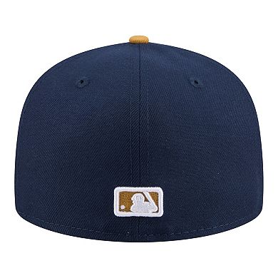 Men's New Era Navy/Khaki Arizona Diamondbacks Two-Tone Color Pack 59FIFTY Fitted Hat