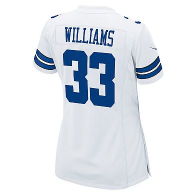 Women's Nike Javonte Williams White Dallas Cowboys Game Jersey