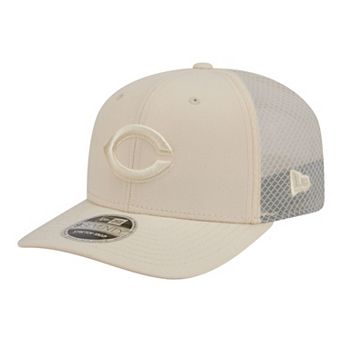 Men's New Era Light Beige Cincinnati Reds Color Pack 9SEVENTY Trucker Adjustable Hat