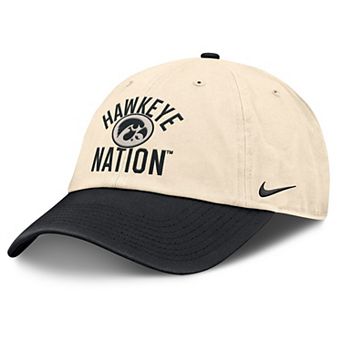 Unisex Nike Natural Iowa Hawkeyes 2026 Primetime Natural 2-Tone Club Adjustable Hat