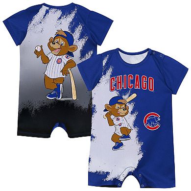 Newborn Outerstuff Royal Chicago Cubs Baby Mascot Bodysuit
