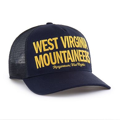 Men's '47 Navy West Virginia Mountaineers Contemporary Hitch Trucker Adjustable Hat