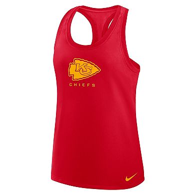 Women's Nike Red Kansas City Chiefs Hurry Up Tri-Blend Dri-FIT Tank Top
