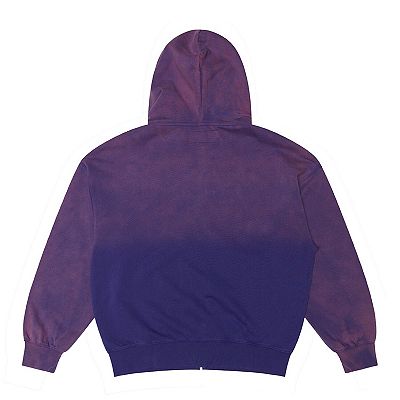 Men's b2Ss Purple Phoenix Suns Block Letter Full-Zip Hoodie