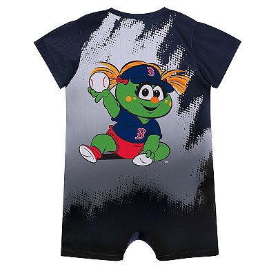 Newborn Outerstuff Navy Boston Red Sox Baby Mascot Bodysuit