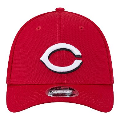 Men's New Era Red Cincinnati Reds Dash 39THIRTY Flex Hat