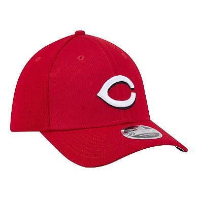 Men's New Era Red Cincinnati Reds Dash 39THIRTY Flex Hat