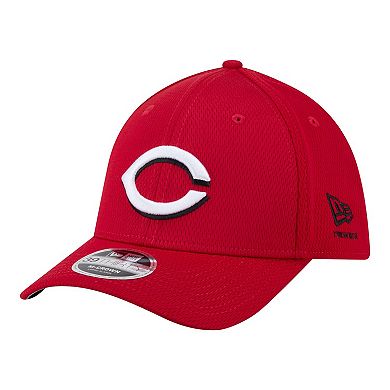 Men's New Era Red Cincinnati Reds Dash 39THIRTY Flex Hat
