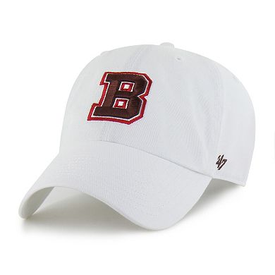 Men's '47 White Brown Bears Clean Up Adjustable Hat