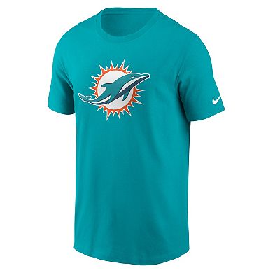 Men's Nike Aqua Miami Dolphins Essential Logo T-Shirt