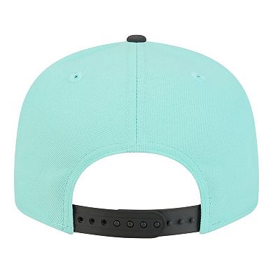 Men's New Era Turquoise/Charcoal Detroit Red Wings Two-Tone Color Pack 9FIFTY Snapback Hat