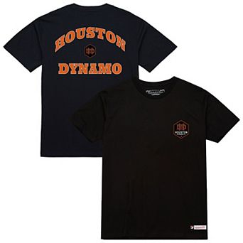 Men's Mitchell & Ness Black Houston Dynamo FC 2-Hit T-Shirt