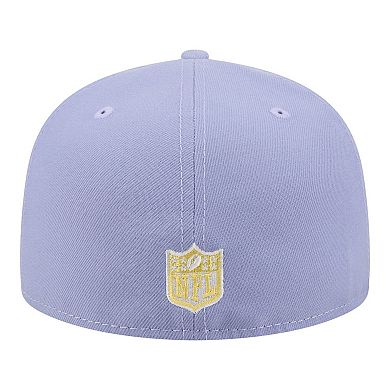 Men's New Era Light Purple Chicago Bears Lavender Bloom 59FIFTY Fitted Hat