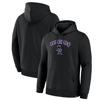 Men's Fanatics Black Colorado Rockies Lock-Up Legacy Hoodie
