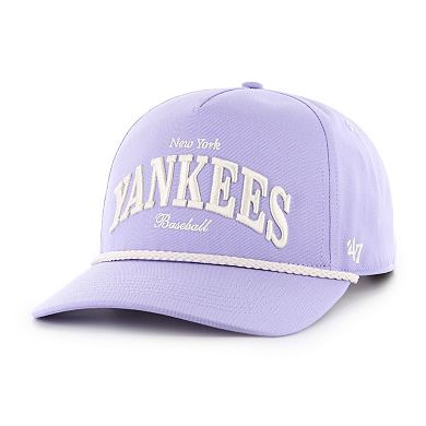 Women's '47 Purple New York Yankees Gelato Hitch Rope Adjustable Hat
