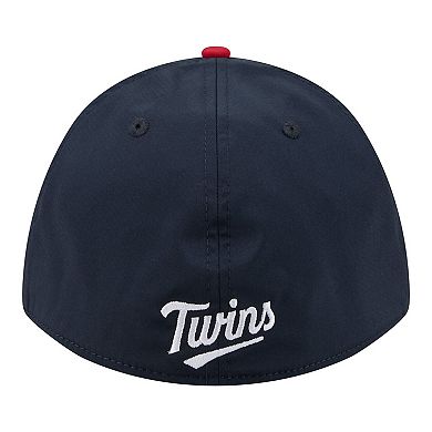 Men's New Era Navy/Red Minnesota Twins Rope M-Crown A-Frame 39THIRTY Flex Hat