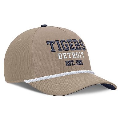 Men's Nike Khaki Detroit Tigers Father's Day Rope Rise Adjustable Hat