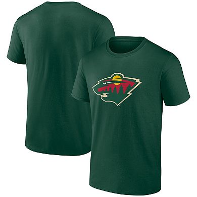 Men's Logo Athletic Green Minnesota Wild Essential T-Shirt