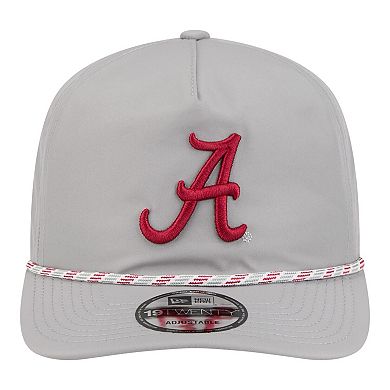 Men's New Era Gray Alabama Crimson Tide 19TWENTY Adjustable Hat
