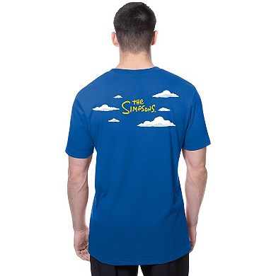 Men's New Era Royal Chicago Cubs MLB x Simpsons 2026 Collab Clouds T-Shirt